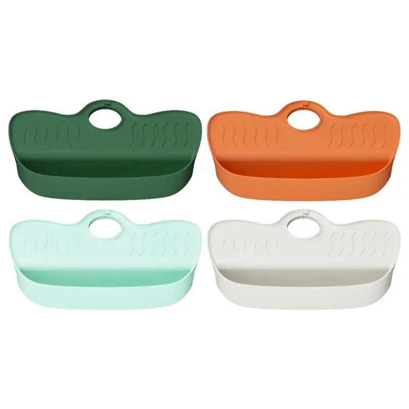 

Sink Splash Guard Non Slip Kitchen Sink Splash Guard Faucet Drain Pad Sink Protectors Mat Sponge Storage Rack Kitchen gadgets
