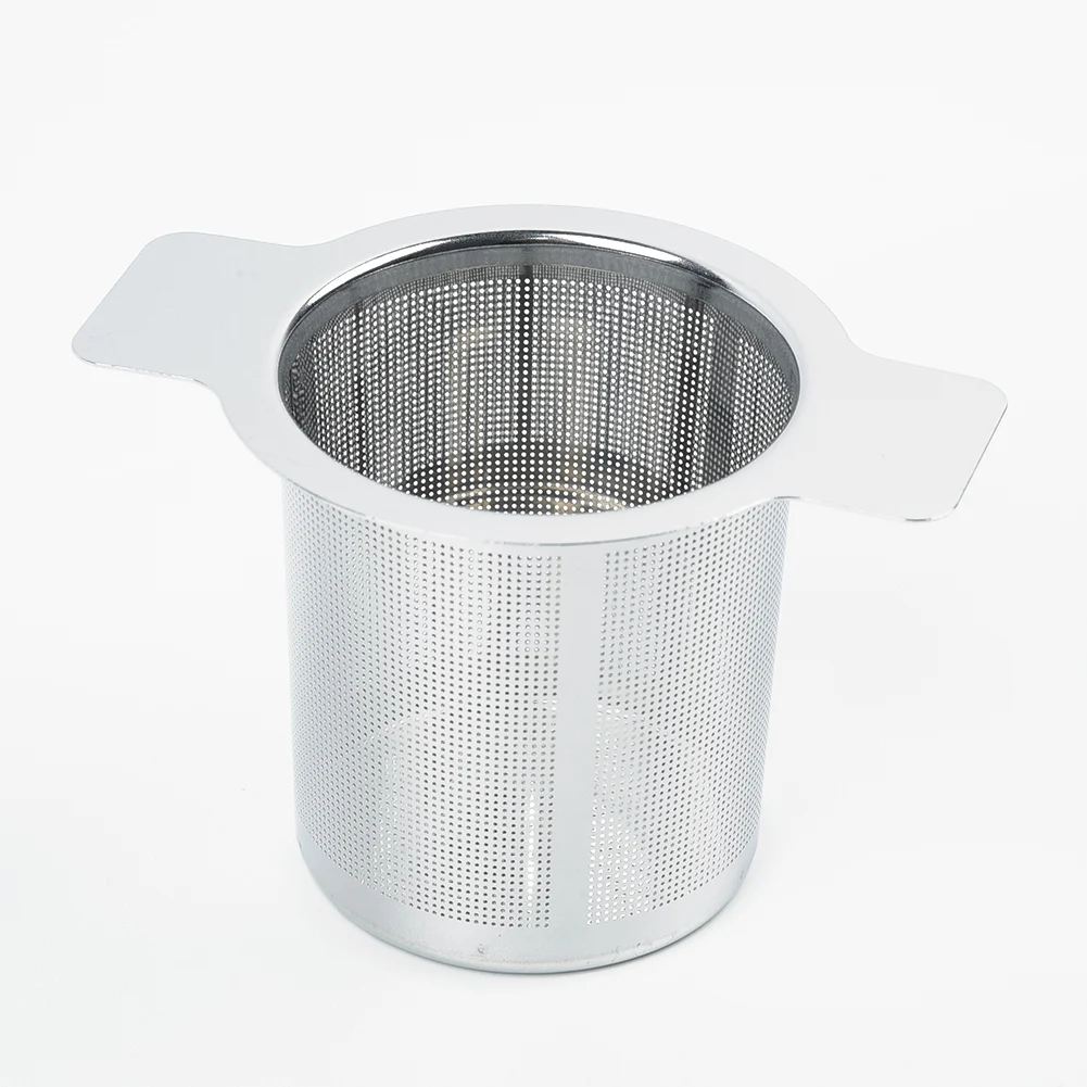 

Stainless Steel Dual Ear Fine Mesh Filter Tea Infuser Fine Reusable Strainer 304 Stainless Steel Filter Supplies With Double Ear