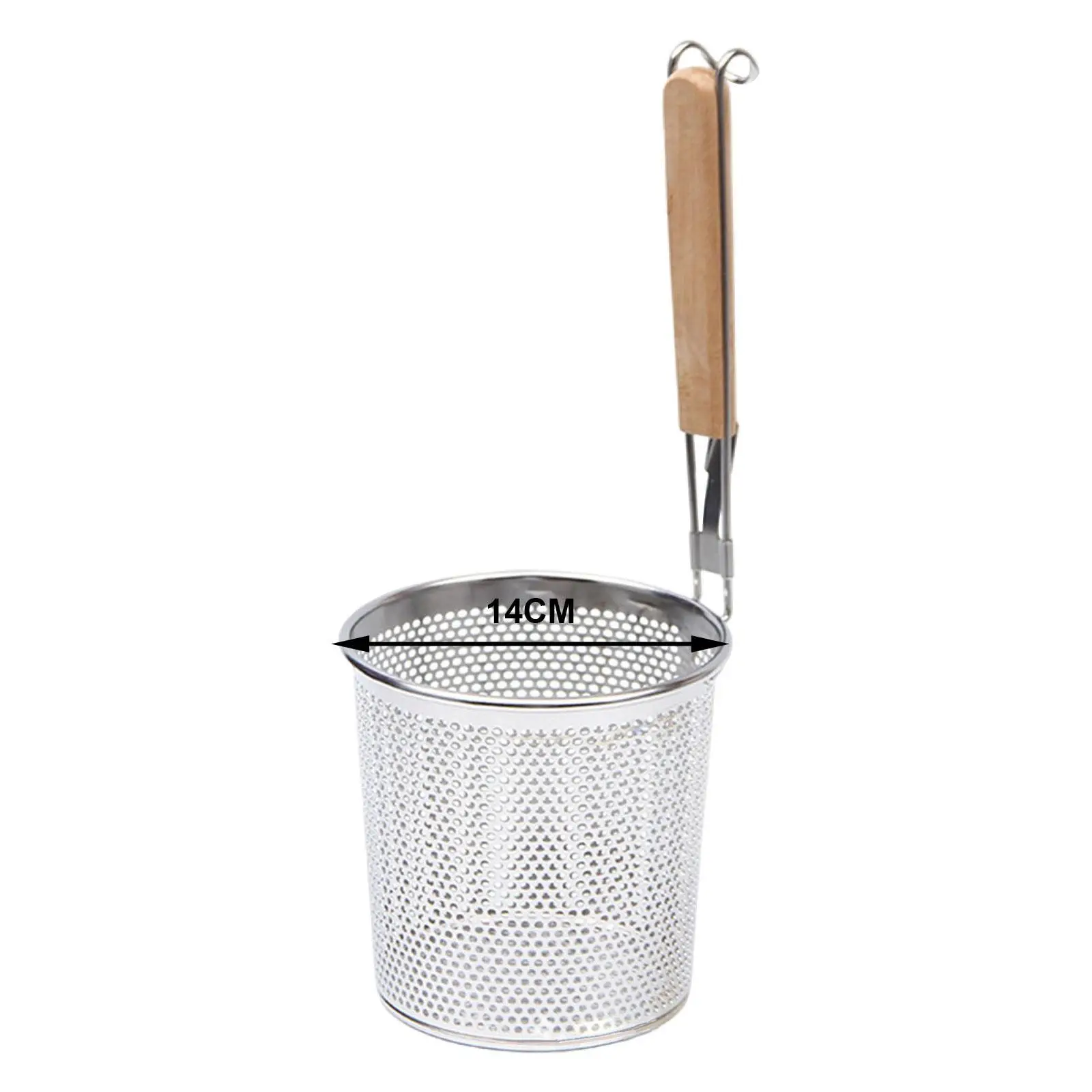 Pasta Noodle Strainer, Kitchen Mesh Strainer, Food Strainer Mesh Pasta Basket Noodle Strainer for Pasta, Frying Chips