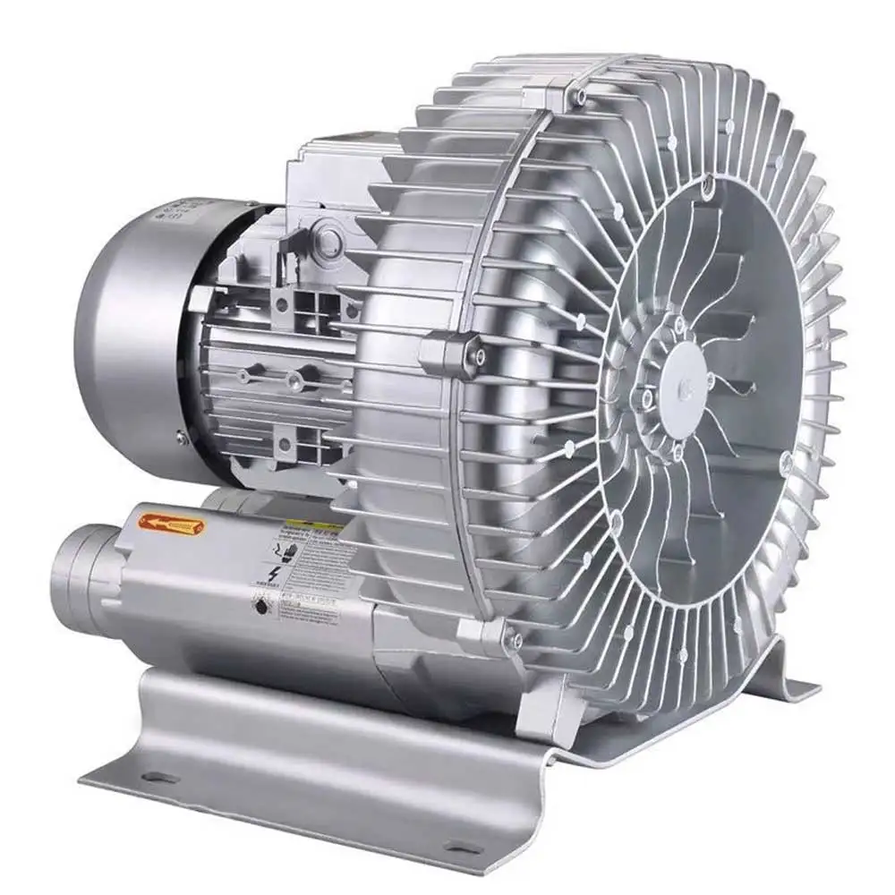 Industrial Vortex High Pressure Air Pump Ventilador de Vácuo Centrífugo Ventilador de Sucção Aquarium Fish Pond Aerador 200w