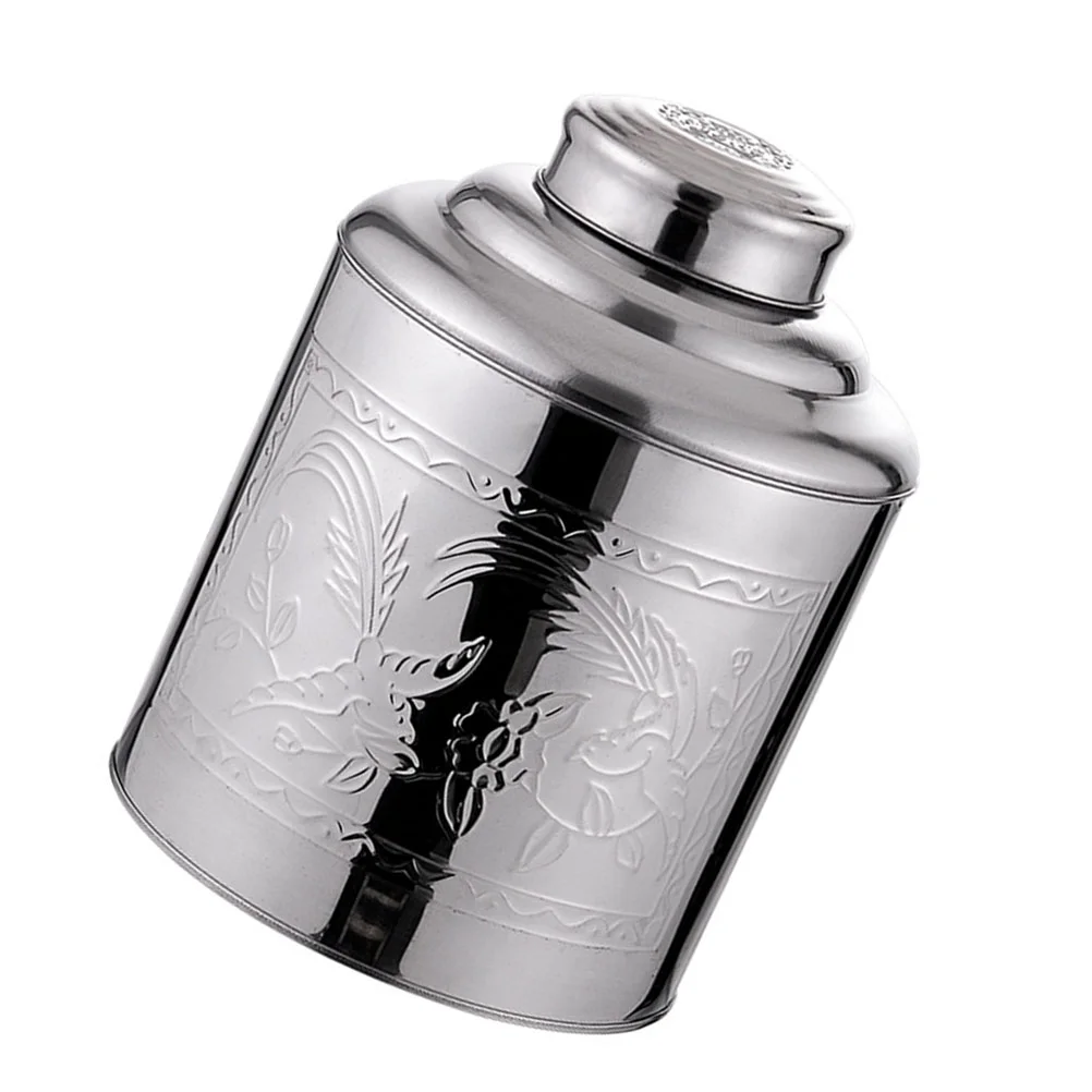 

Stainless Steel Tea Tea Packaging Iron Box Household Portable Mini Metal Tea Box Small Sealed Tea Canister Food Container