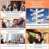 Vormor Z8 Portable Smart Voice Translator Real-time 138 Multi-Language Speech Interactive Offline Translator for Travel Learning - Image 6
