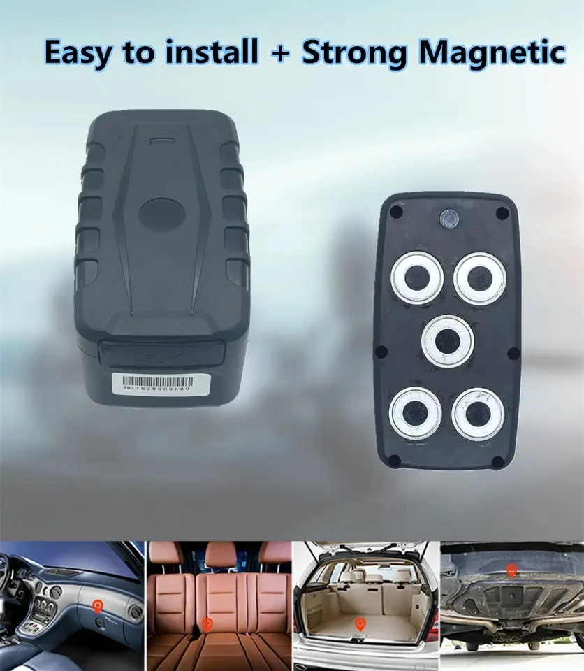 20000mAh large capacity battery ultra long standby time wireless waterproof strong magnetic suction 4G GPS tracker for vehicles