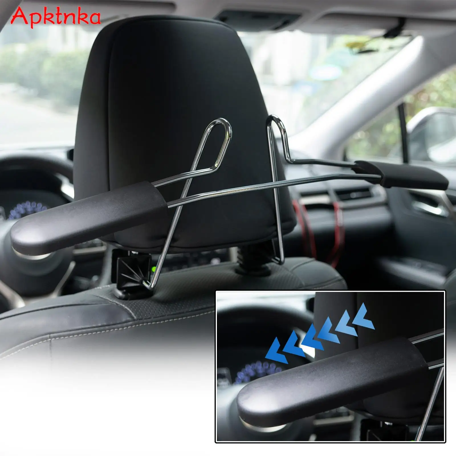 Car Coat Hanger Auto Back Seat Headrest Cloth Hanger Clothes Suit Shirt Jacket Holder Hook Chrome StainlessSteel Car Accessories car coat hanger car hook