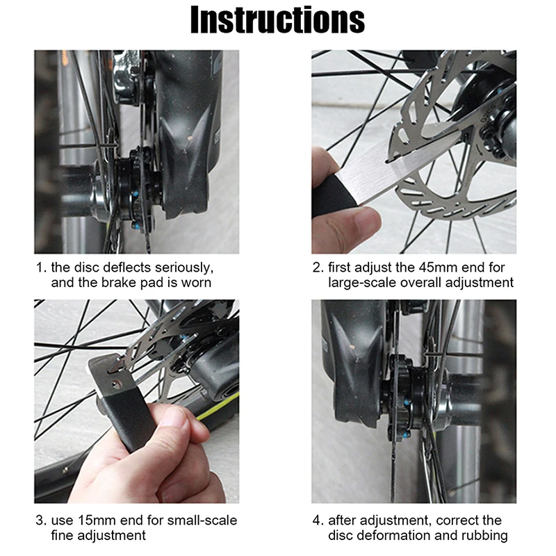 Brake Lever Adjusting Disc Brake Pads On Bicycle Mountain Bike