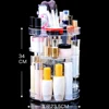360 Degree Rotation Make Up Organizer Box Cosmetic Organizer Transparent Fashion Spin Multi-Function Cosmetics Storage Box 6