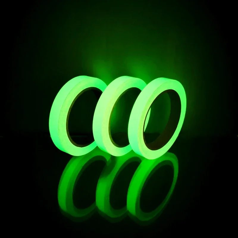 One Roll 1cm*10M Luminous Tape Self-adhesive Glow In The Dark Safety Stage Home Decorations Warning Tape luminous tape