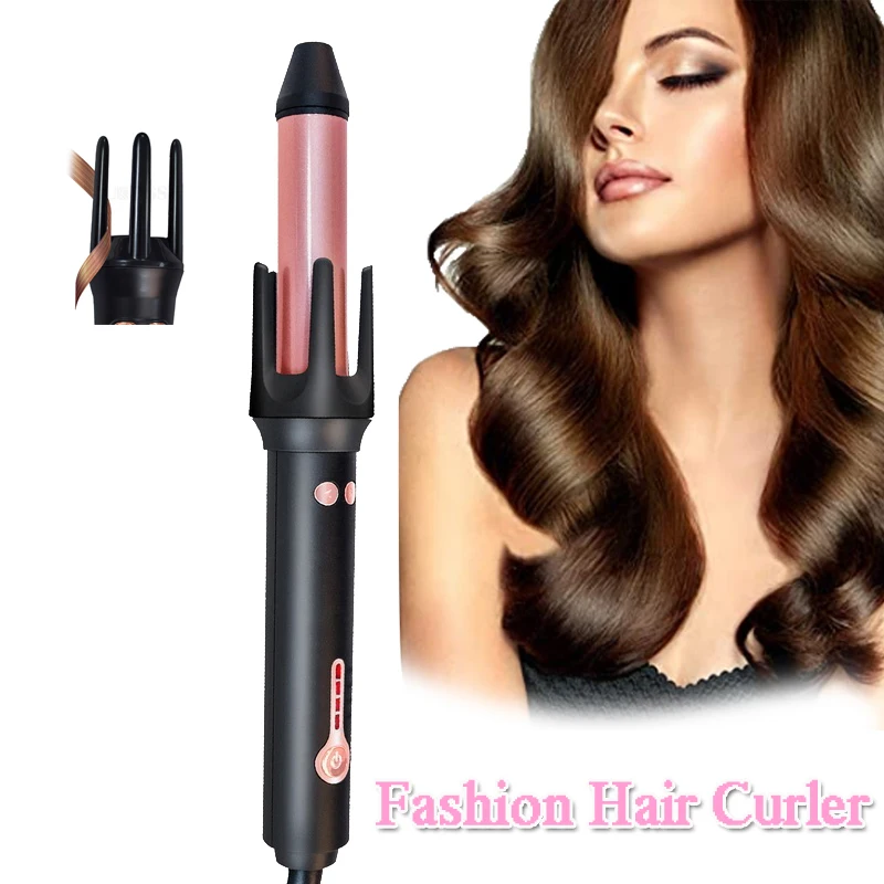 Hair Curler Electric Automatic Rotating Hair Curler Professional Family Salon Modeling Tool Ceramic Fast Heating Reel Machine 2 in 1 electric lint remover shaver usb charge fuzz remove machine cutter shaver for family ball trimmer household appliances