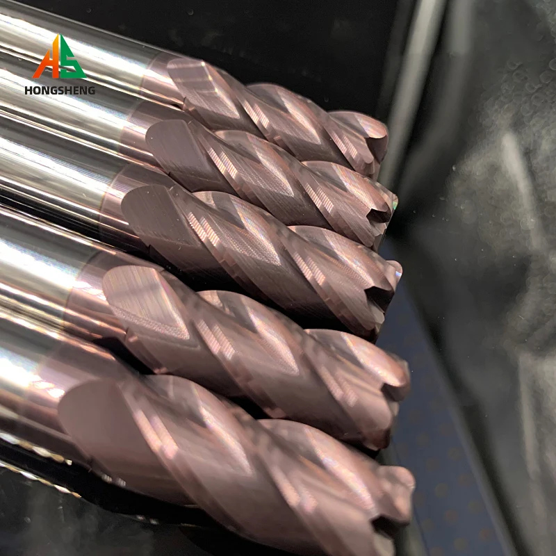 End Mill Cutter Corner Radius Bull Nose Milling Tungsten Carbide Steel Tool 4Flutes