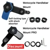 Motorcycle phone holder shock absorber, bicycle phone bracket vibration buffer，Handlebar style，Handlebar bracket of the vehicle.