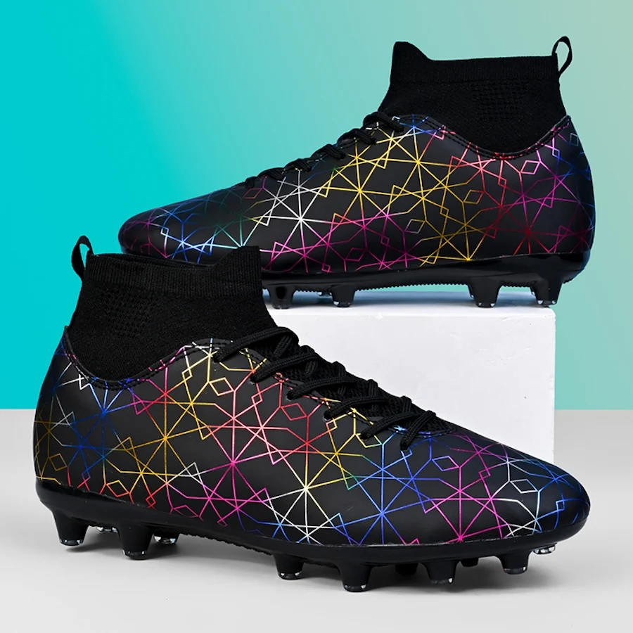 Neu Männer Professionelle Fußball Schuhe FG Training Fußball Stiefel Turnschuhe Lange Spikes Außen Bequeme_voghion.com