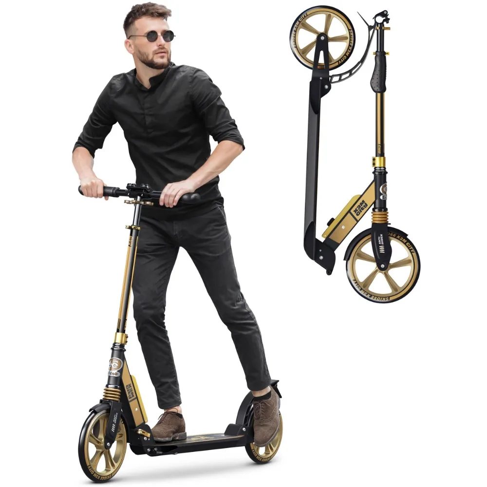 Adjustable Folding Adult Scooter with Removable Seat 1