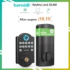 NUTOMO Keyless Entry Smart Fingerprint Door Lock Front Deadbolt Digital Electronic Looks Office Home Safe Security Protection 1