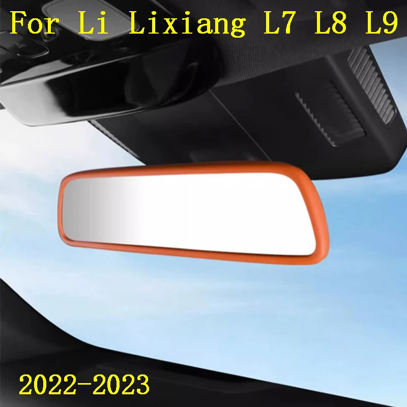 Car Rear View Mirror For Li Lixiang L7 L8 L9 Protector Interior Frame Rearview Mirror Protective Sleeve Modification A