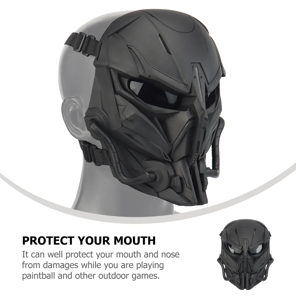 Science Fiction Costume Mask Outdoor Game Facial Guard Full Face Movie Prop Decorative Cosplay Face