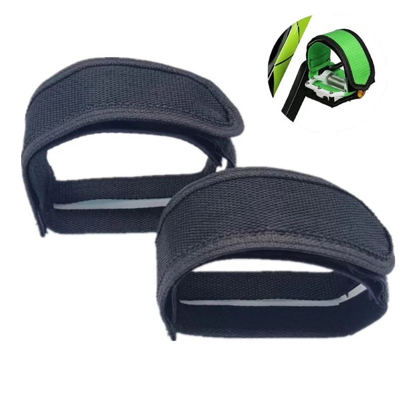 Description Picture 3 of item1/2PCS Nylon Bicycle Pedal Straps Toe Clip Strap Belt Adhesivel Bike Pedal Tape Fixed Gear Cycling Fixie Cover Bicycle Access