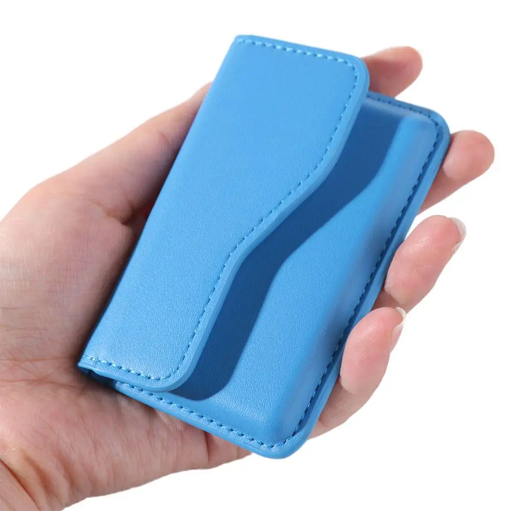 Sleek Magnetic PU Leather Flip Wallet & Card Holder