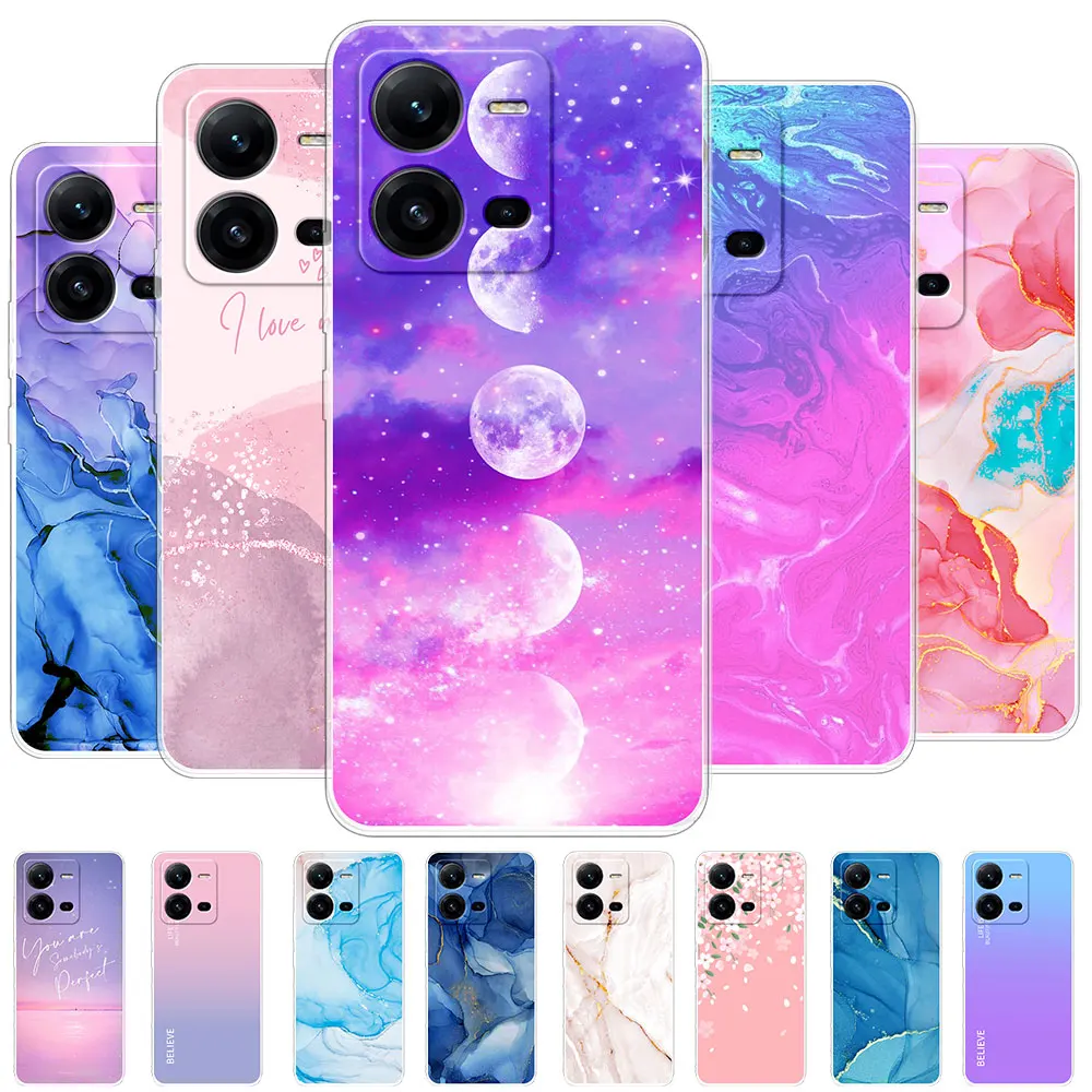 Per Vivo X80 Lite 5G Custodia Trasparente In Silicone Morbido Tpu Cover Per Vivo X80 Lite 5G Custodie Coque Per Vivo X80 Lite Paraurti Fundas