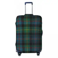 Fashion Green Tartan Plaid Suitcase Cover Dust Proof Gingham Luggage Covers Protector for 18-32 inch 1
