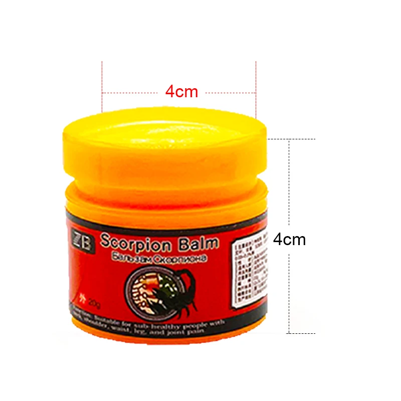 20g ZB Scorpion Venom Ointment Chinese Pain Cream For Relieve Back Muscle Ache Rheumatoid Arthritis Joints Analgesic Balm pain relief cream knee pain relief cream