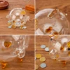 Pig Piggy Bank Money Boxes Coin Saving Box Cute Transparent Glass Souvenir Birth,  Coin Banks Money Saving Box 5