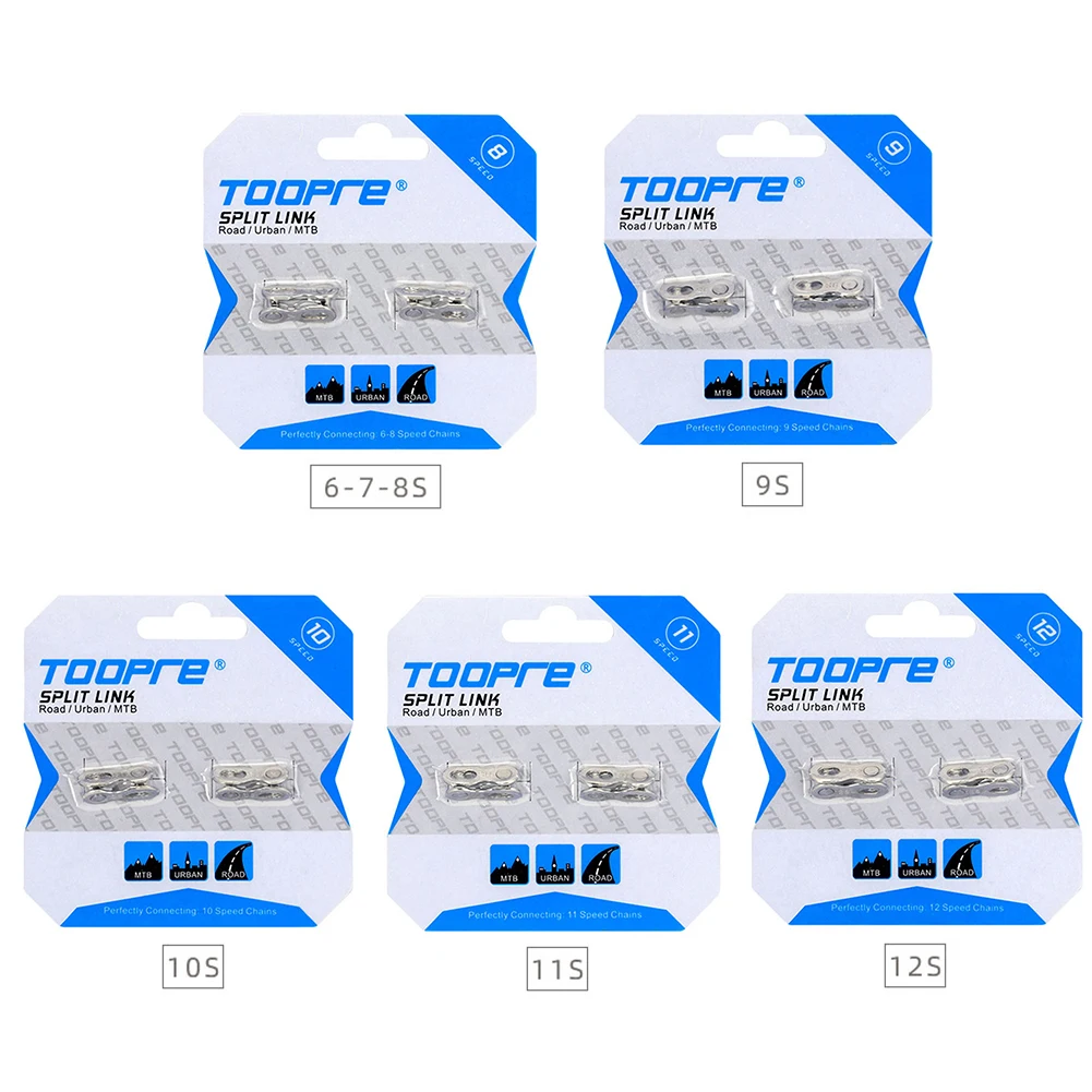 Bicycle Chain Connector 2Pair TOOPRE Road Bike Joint Magic Buckle MTB Accessories Cycling Link 6/7/8/9/10/11/12S
