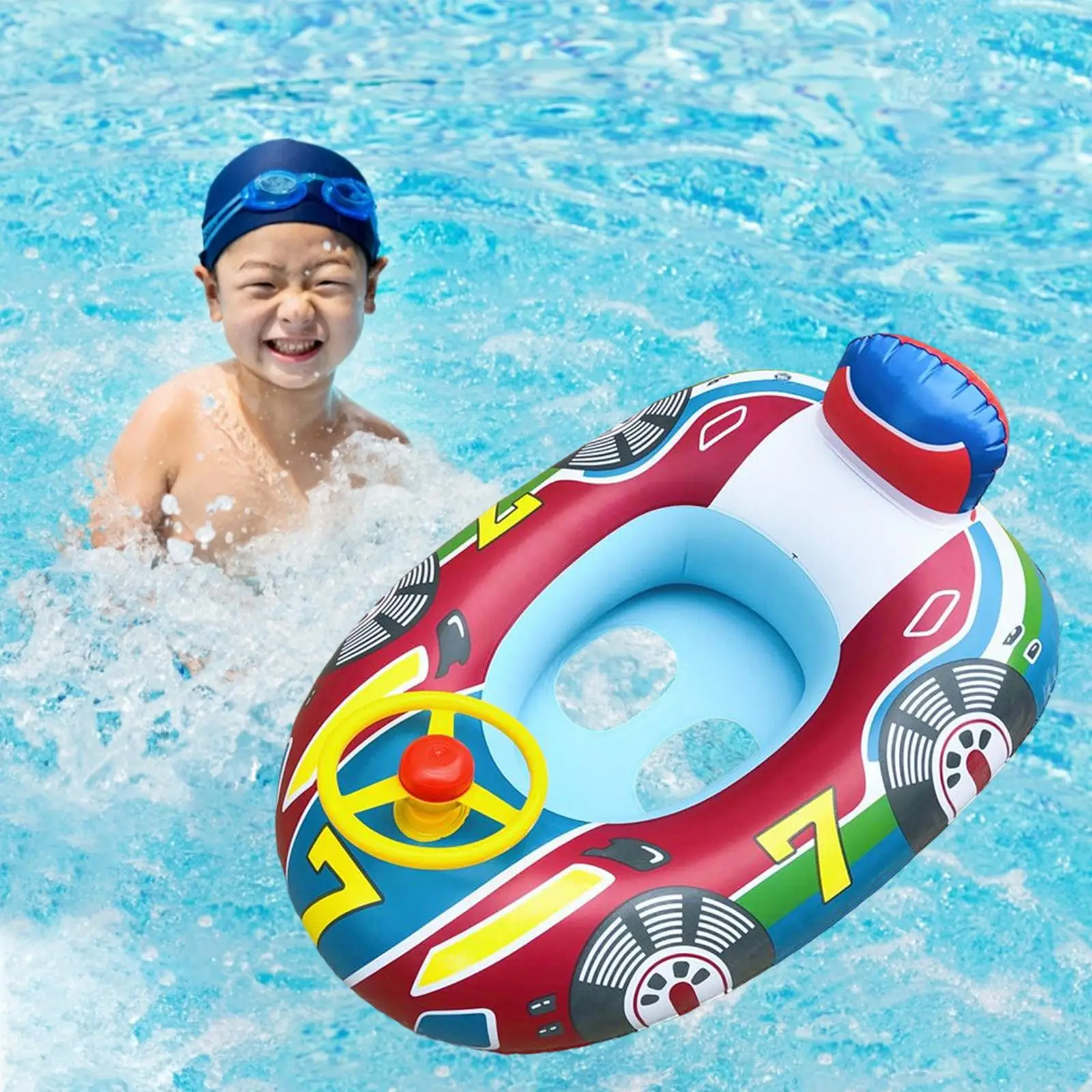 Inflatable Float Seat Baby Swimming Circle Toddler Swimming Ring Kid Child Swim Ring Accessories Water Fun Pool Beach Toys 3