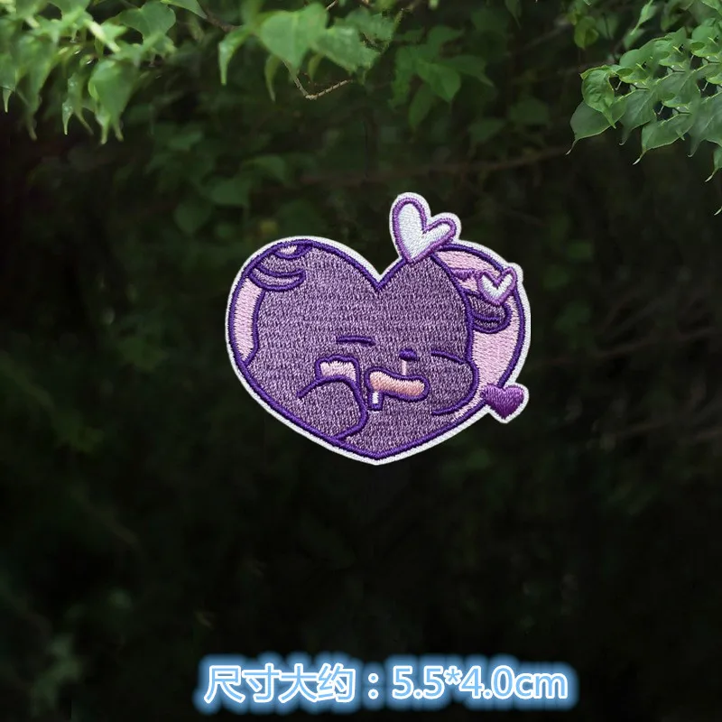 새로운 귀여운 산리오 다림질 패치 자수 패치 티셔츠 청바지 백팩 배지 바느질 패치 파티 선물