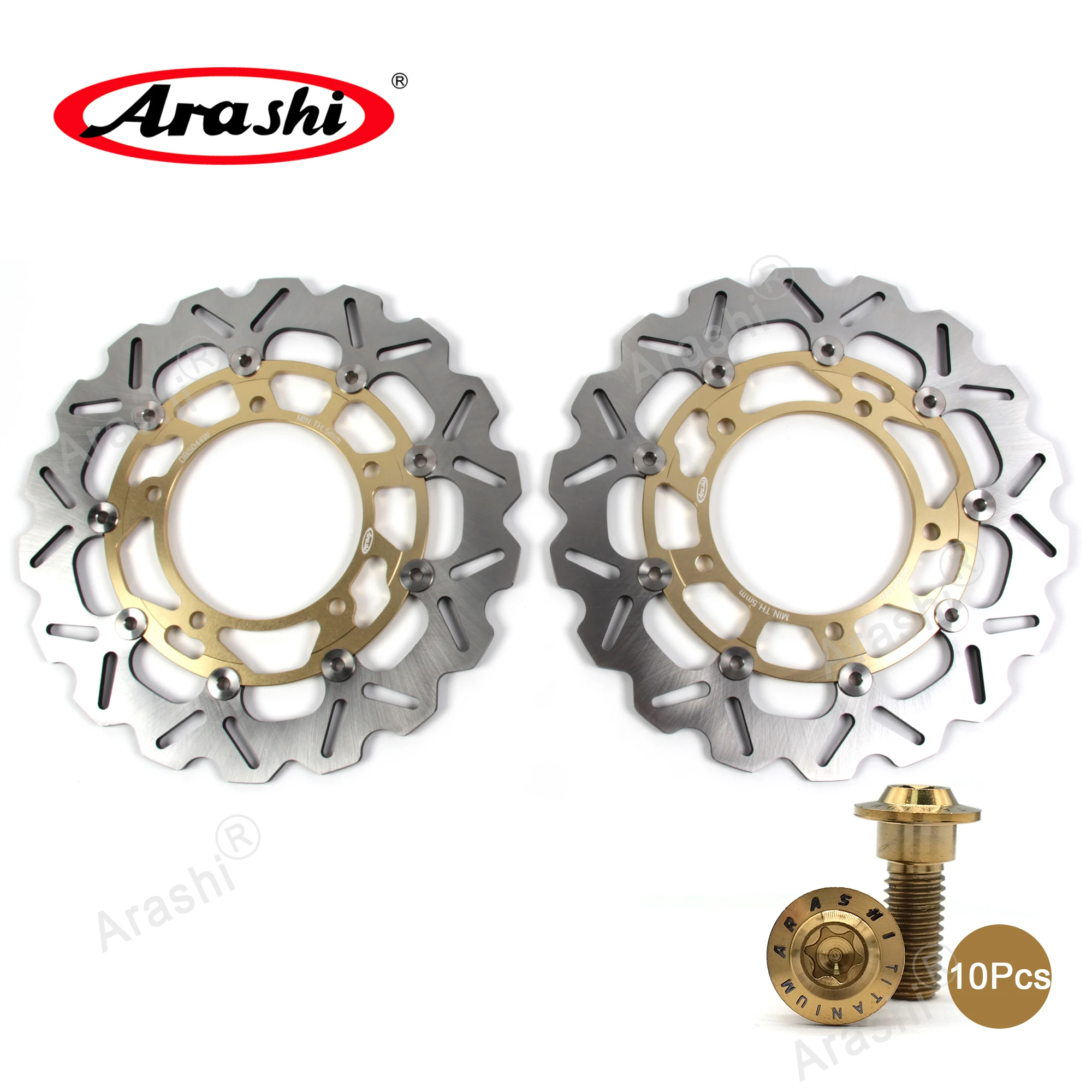

ARASHI для SUZUKI GSR 400 2006 2007 2008 2009 2010 CNC передние тормозные диски роторы диск GSR 600 2006 2007 DL V-STROM 650 2007-2012