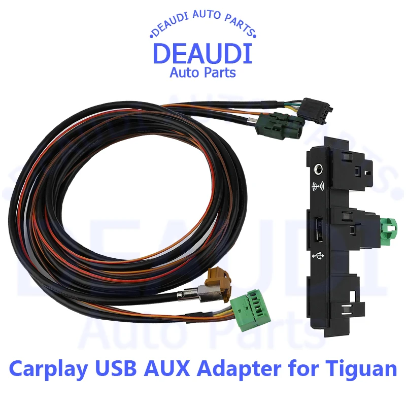Per Vw Tiguan Touran Carplay Media Usb Aux Switch Mib2 Mdi Usb Ami Adapter Plug Socket Muslimah