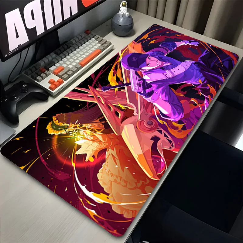 Gundam LED Gaming Mouse Pad, Mecha Anime Design, LED Desk Mat, Gamer