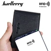 Baellerry New Card Holder Men RFID Wallets Name Engraving Popup Card Clips Male Purses Photo Holder Mini Slim Men Wallet 4