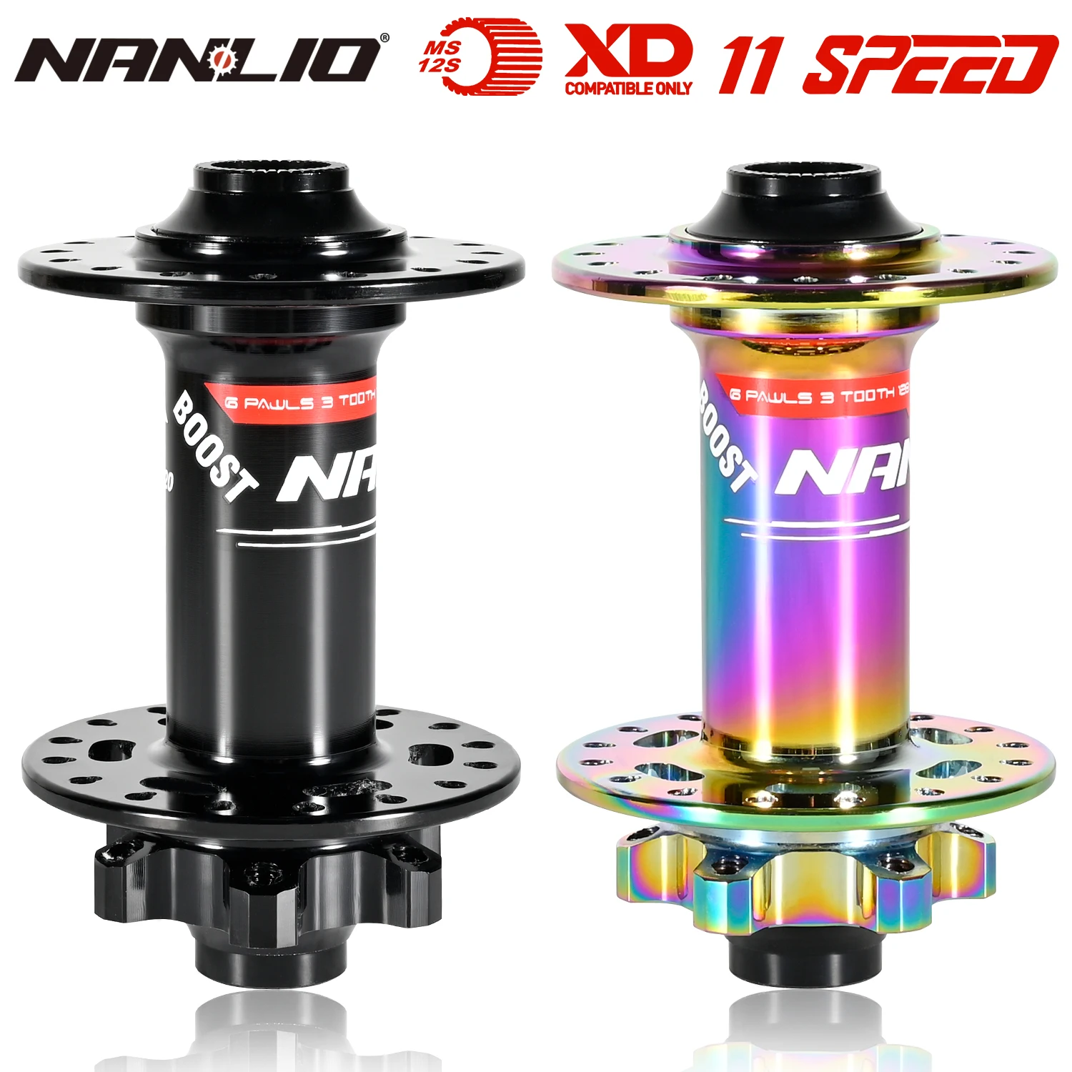 Nanlio XM820 Boost przedni rower MTB piasta 15x110mm TA THRU