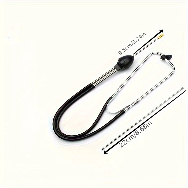 1pc Auto Cylinder Stethoscope, Mechanics Stethoscope Car Engine Block Diagnostic Automotive Engine Hearing Tool Car Detection 4