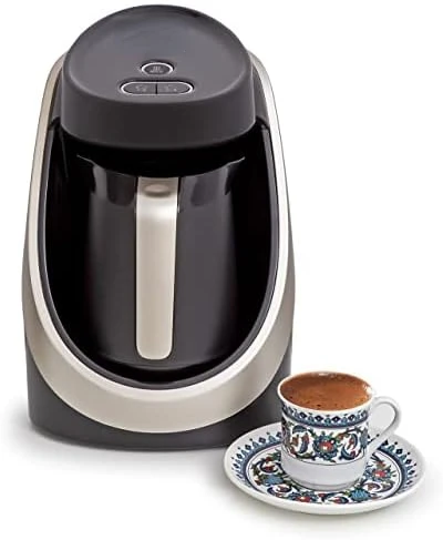 

Turkish Coffee Maker - 100% BPA Free, 120V, 1 to 4 Cup Brewing Capacity with Cook Sense Technology for Delicious Cup of Turkish