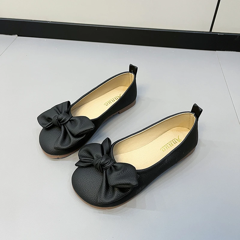 Women's Thin Sole Foldable Ballet Flats Women Travel Hotel Shoes Wide Foot Ladies Butterfly Knot Loafers Woman Orthopedic Shoes 2