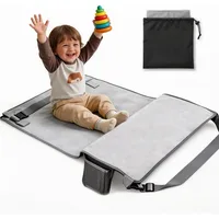 Lit d'avion pour tout-petits, rallonge de siège d'avion pour enfants, essentiels de voyage en avion, lit de voyage pliable pour tout-petits pour les longs trajets, nouveauté 1