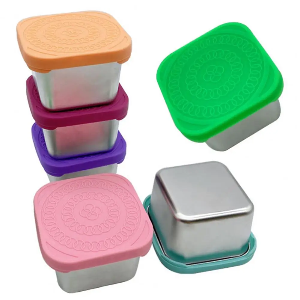 Dip Containers For Lunches Stainless Steel Salad Dressing