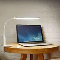 LED Desk Lamp, Eye-caring Table Lamps, Promise Dimming Office Lamp with USB Charging Port, Touch Control, Memory Function, White 2