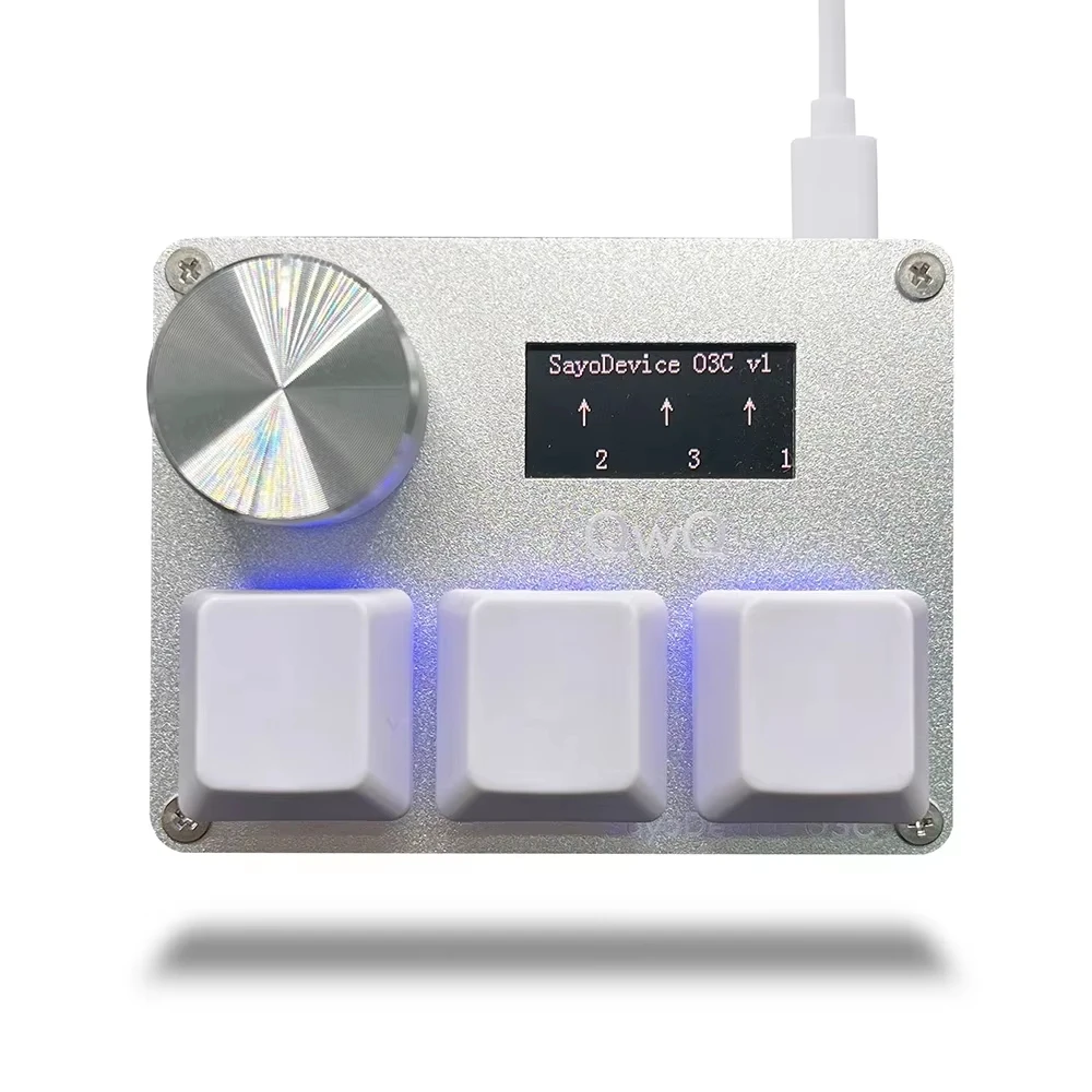 SayoDevice Rapid Trigger Magnetic Switches RGB Music Game Keyboard Volume thumbnail 2