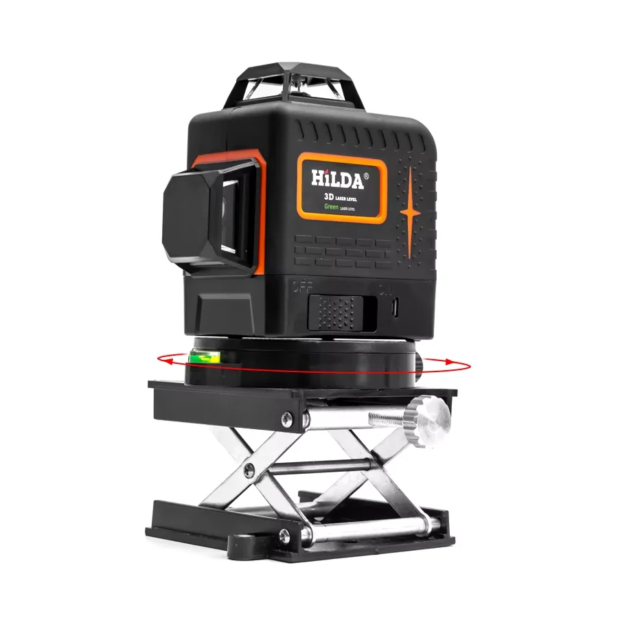 Laser Level 90*90MM Bracket Lab Lift Platform Universal 90mm Adjustable Lift Stand Rotatable
