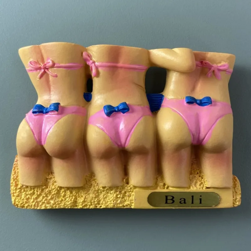 Asia Indonesia Bali Tourist Souvenir Fridge Magnets Decoration Articles Handicraft Magnetic Refrigerator Collection Gift