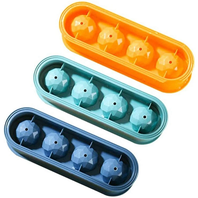 

Round Ice-Cube Tray, Reusable Easy-To-Release Ice Ball Mold Tray For Whiskey, Cocktails Ice Ball Manufacturing