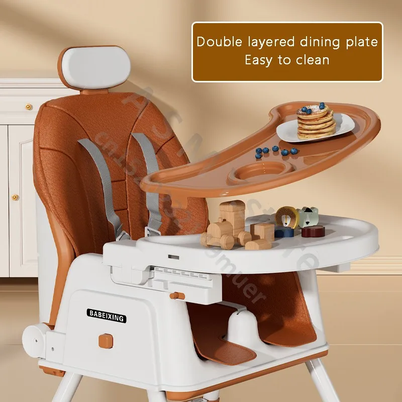 어린이 식탁 의자/접이식 좌석/앉거나 눕을 수 있음/ 다기능 리프트 홈 학습 식탁 의자