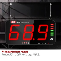Digital Sound Level Meter Large Screen Display Noise dB Meter Wall Hanging Type alarm Hospital Restaurant Bar School 1