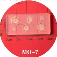 1pc  Flower  3D Acrylic Nail Mold Palace Nail Decorations DIY Design Silicone Manicure Mold Nail Art 
