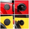 Black Aluminum Fuel Filler Door Locking Gas Tank Cap Cover for 2007-2018 Jeep Wrangler JK JKU & Unlimited Accessories 6