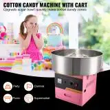 SucceBuy Electric Cotton Candy Machine Commercial Floss Maker Stainless Steel Bowl Sugar Scoop and Drawer for Birthday Party 6