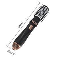 Hot Air Brush 4 Head Replaceable Hair Dryer Comb One Step Blower Strong Wind Electric Straightener Roller Curler Styling Tools 2