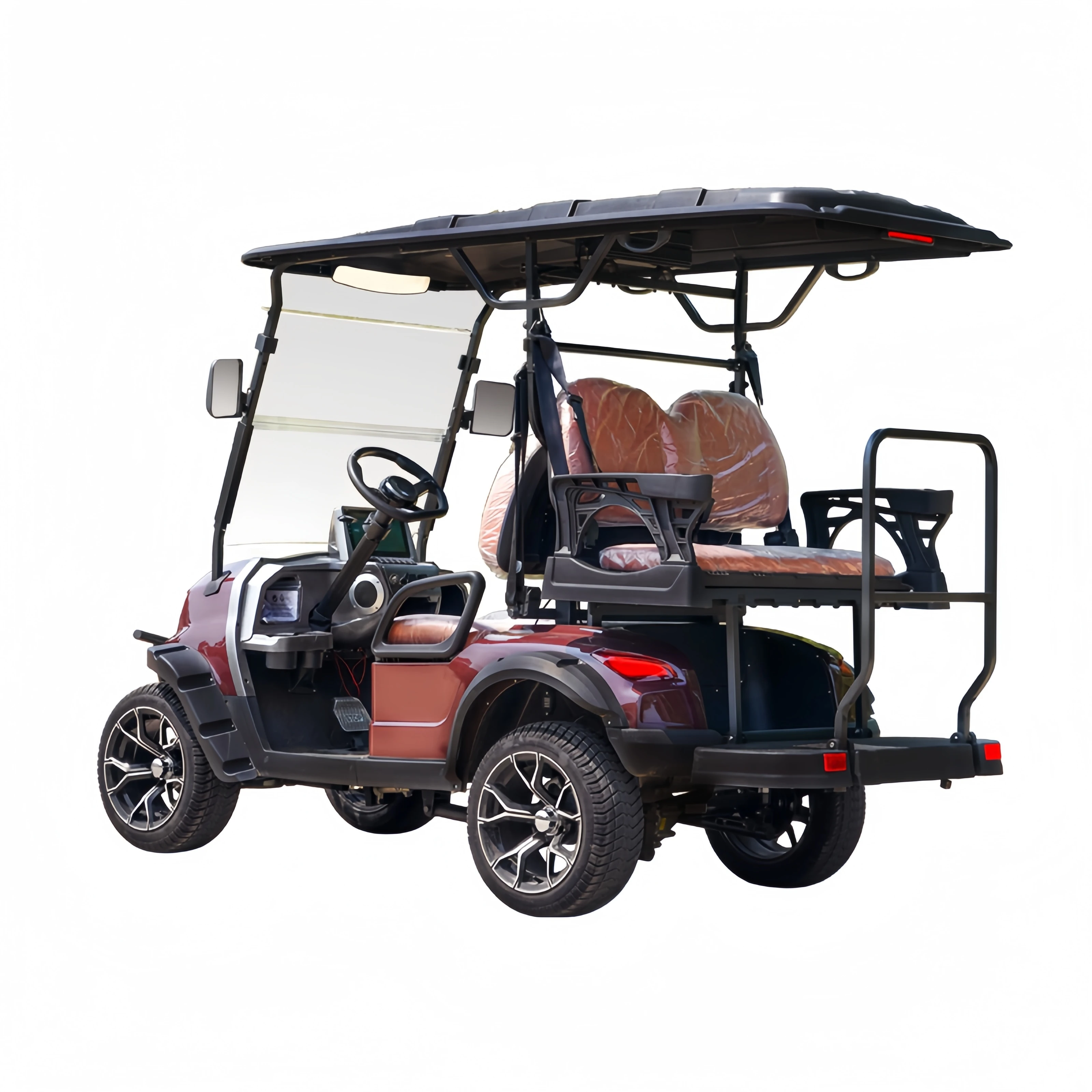 Electric Petrol Lifted Street Legal Import Club Cart 6 Passenger Golf Cart